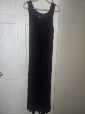 Classic Black Sleeveless Maxi Dress - Maternity Sz L